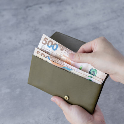 il modo 真皮蓋式長銀包