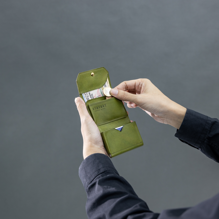 il modo mini 真皮三摺銀包